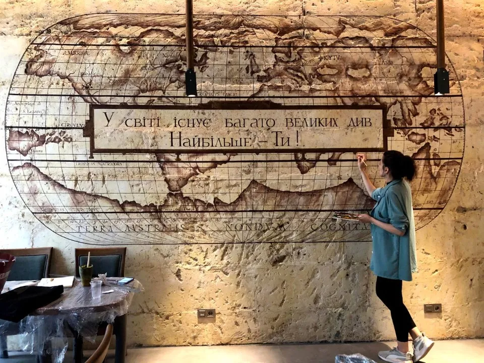 Розписи стін. З архіву Катерини Колесніченко