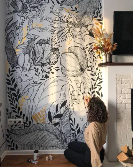 Розписи стін. З архіву Катерини Колесніченко