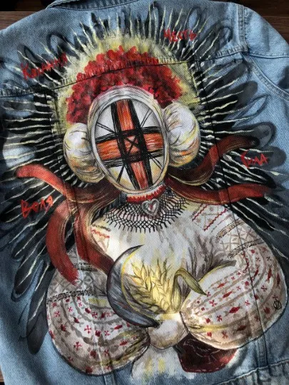 Ручні розписи одягу. З архіву Катерини Колесніченко