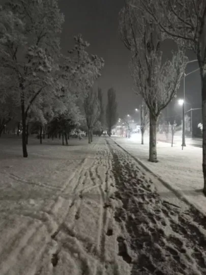 Маріуполь сніг