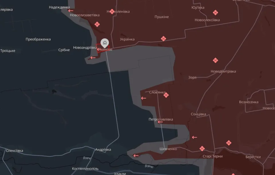 лінія фронту донеччина