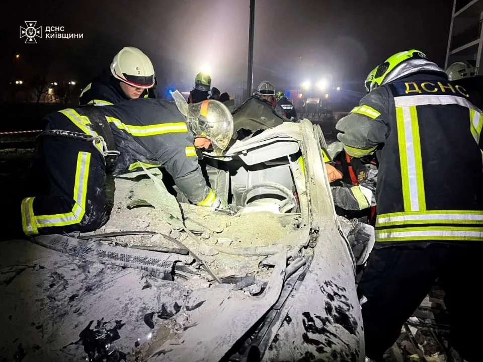 наслідки обстрілу Київщини