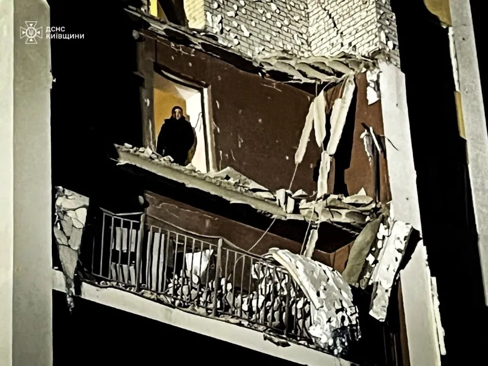 наслідки обстрілу Київщини