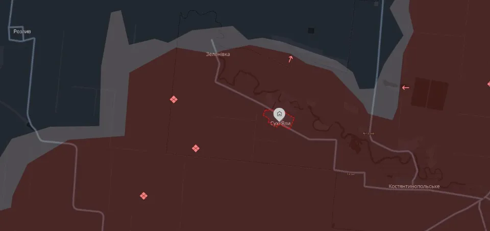 Сухі Яли, Донеччина