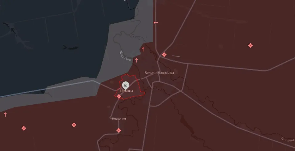 Времівка та Велика Новосілка, станом на 25.01.2025