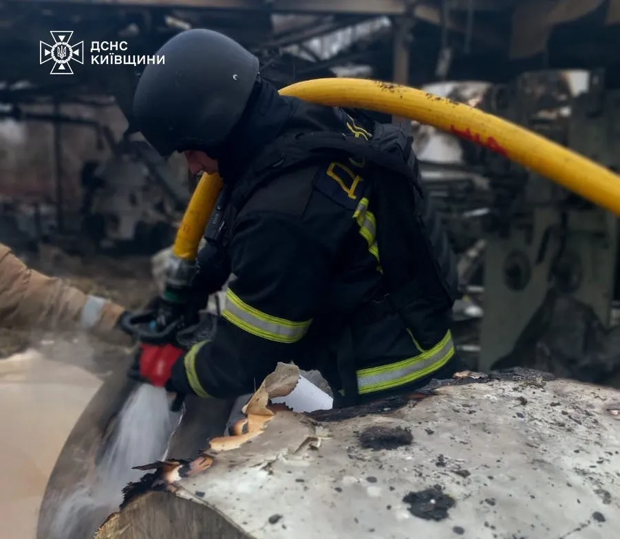 Київщина атака РФ 1 лютого 2025 року