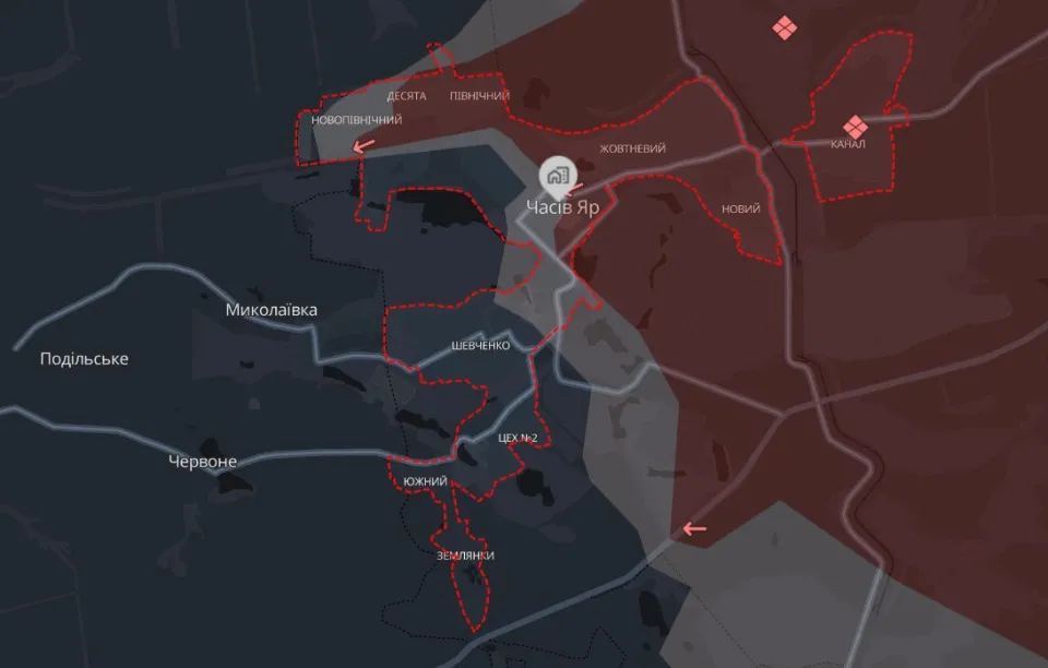 мапа Deep State Часів Яр