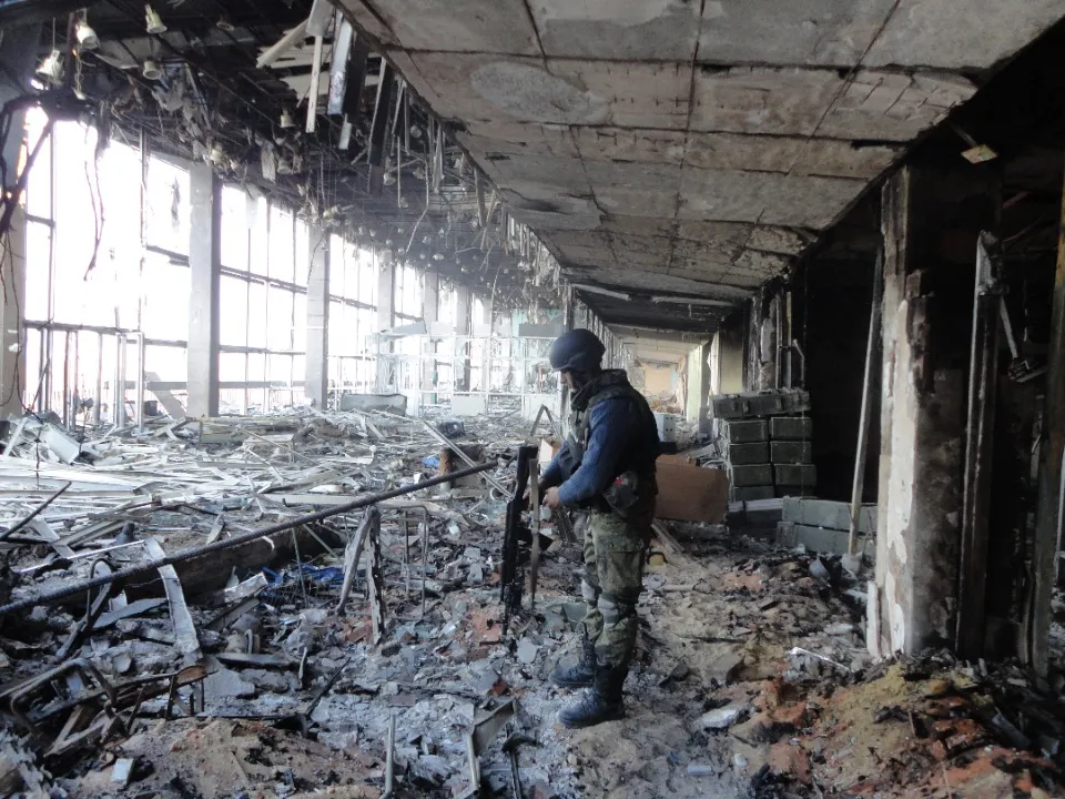 Донецький аеропорт, 2014. Фото: Тарас Опришко