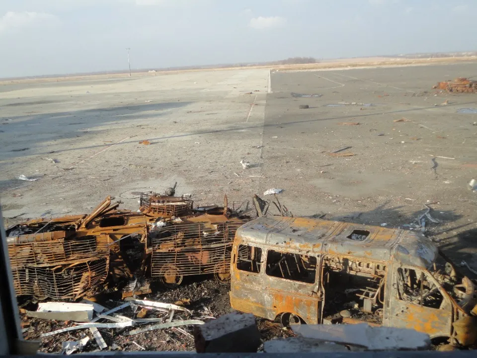 Донецький аеропорт, 2014. Фото: Тарас Опришко