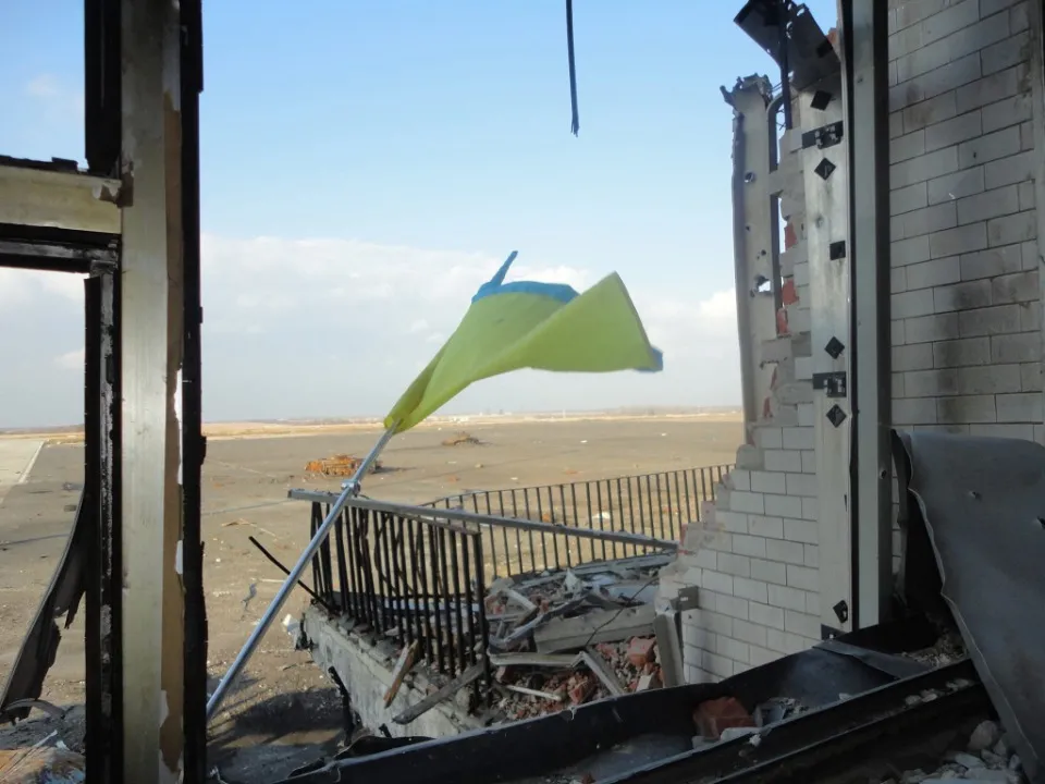 Донецький аеропорт, 2014. Фото: Тарас Опришко