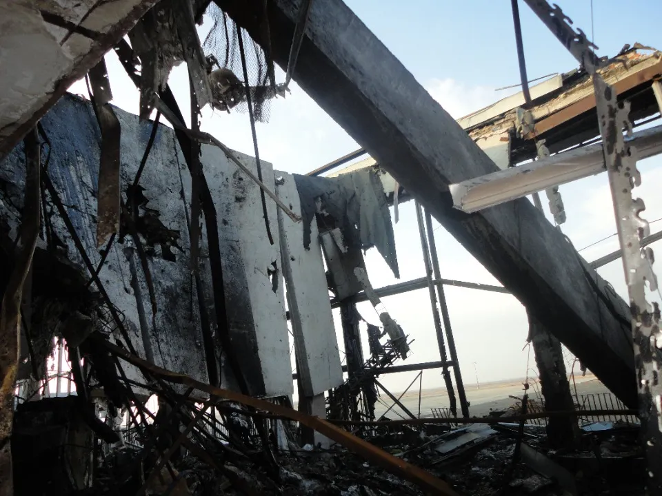 Донецький аеропорт, 2014. Фото: Тарас Опришко