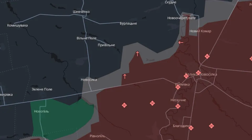 мапа Deep State Донеччина