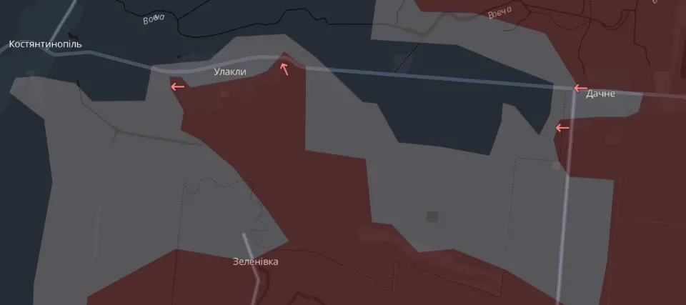 мапа Deep State Донеччина