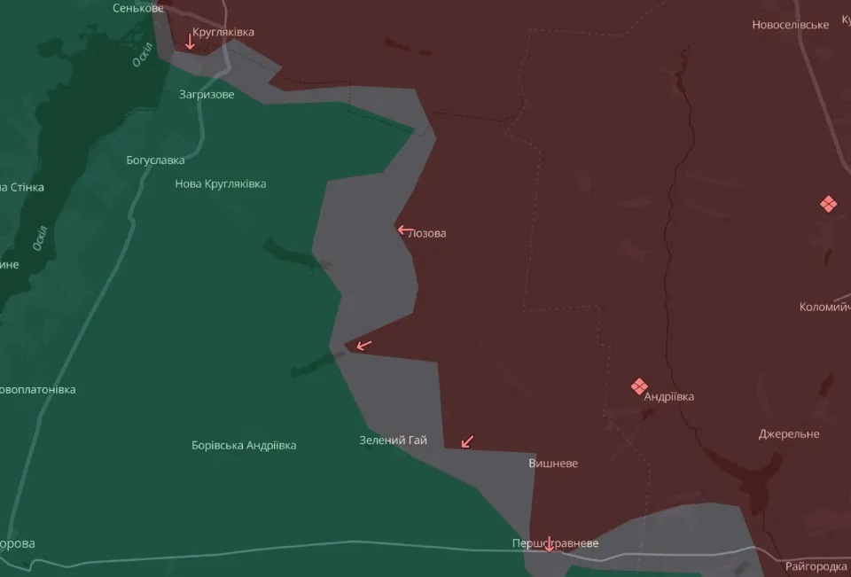 мапа Deep State Луганщина