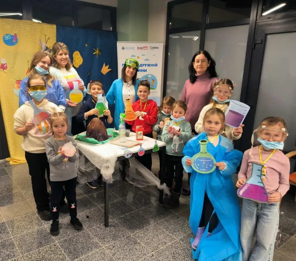 Простір підтримки для дітей у Нововолинську. Фото: Карітас Волинь