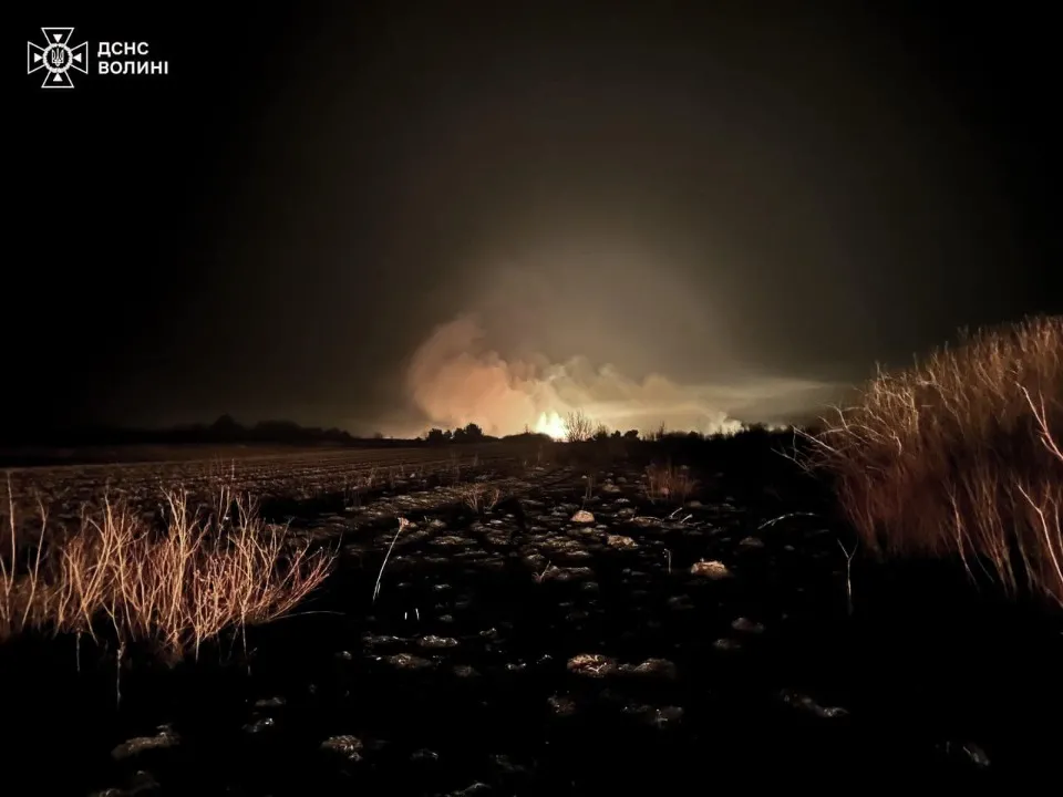 пожежа на Волині