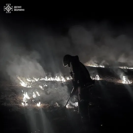 пожежа на Волині