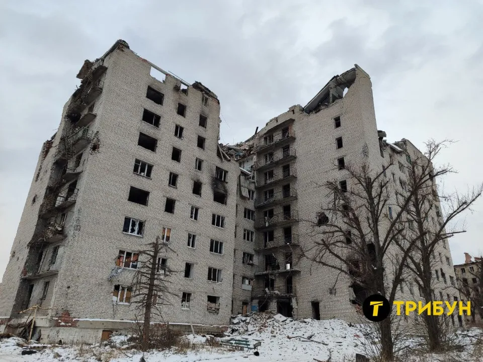 Окупований Бахмут на Донеччині, фото