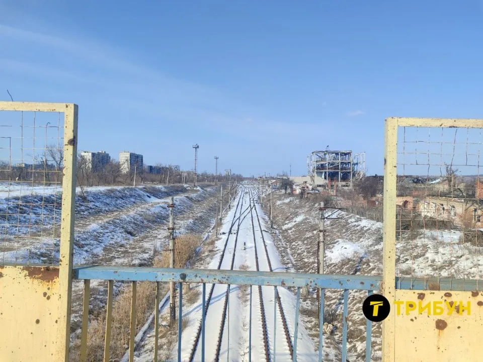 Окупований Бахмут на Донеччині, фото