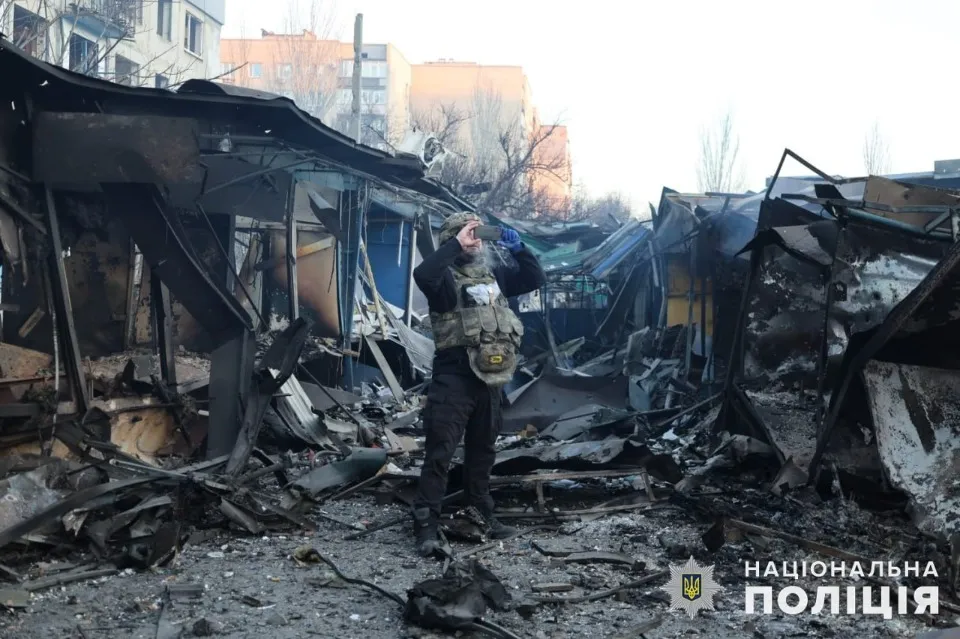 наслідки удару по Добропіллю на Донеччині