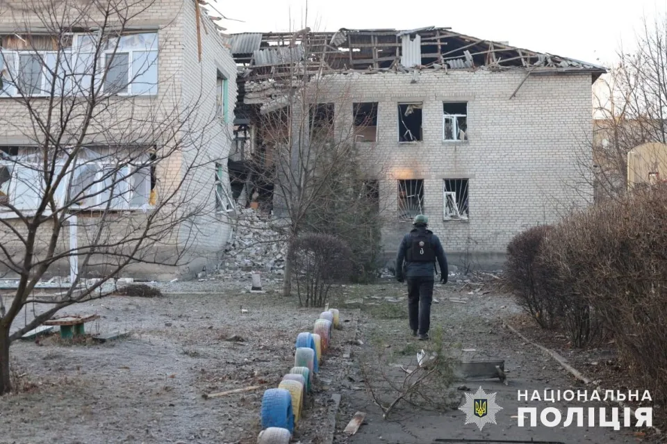 наслідки удару по Добропіллю на Донеччині