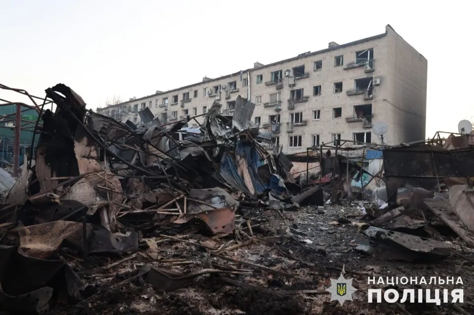 наслідки удару по Добропіллю на Донеччині