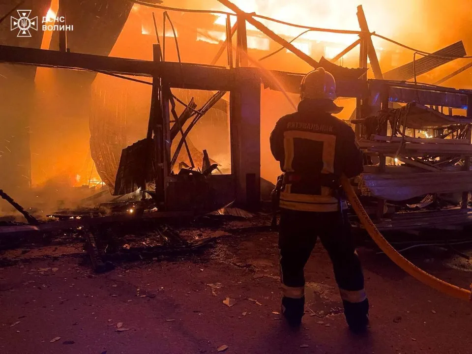 пожежа на Волині