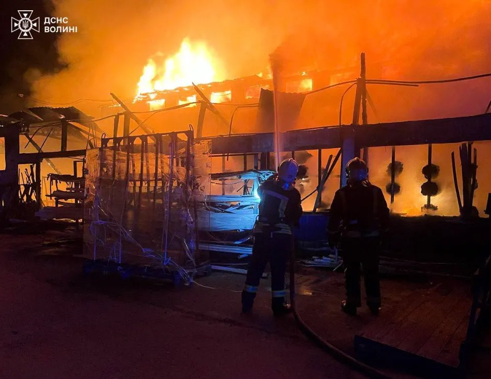 пожежа на Волині