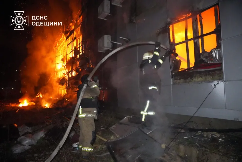 обстріл Одеси пожежа погонь