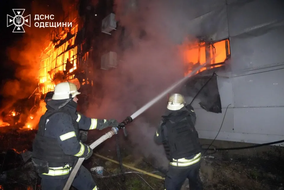 обстріл Одеси пожежа погонь