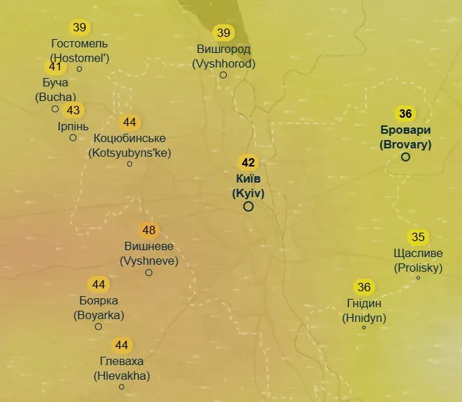 Якість повітря в Києві